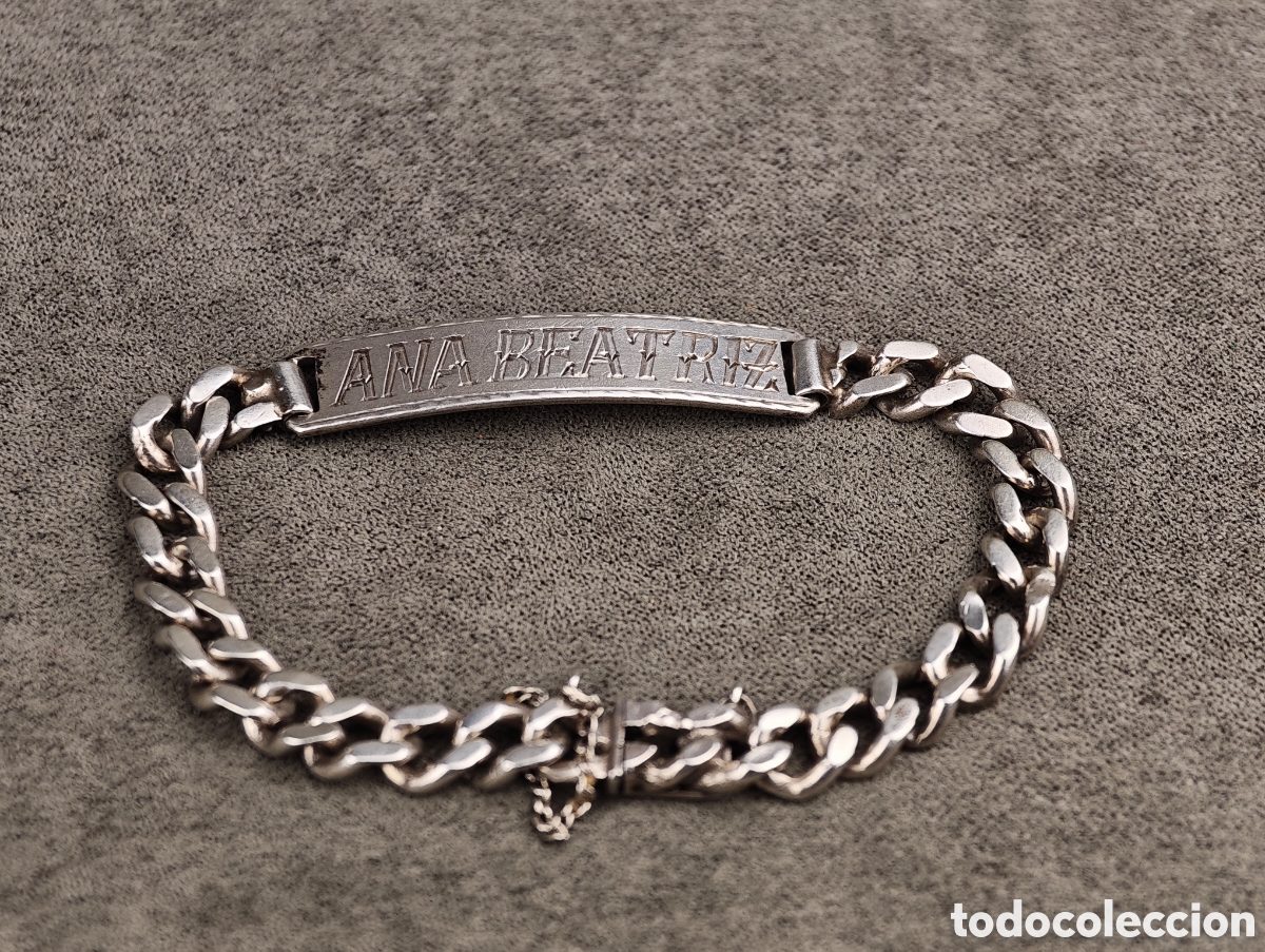 Joyeria: Antigua Pulsera de Plata - Foto 6
