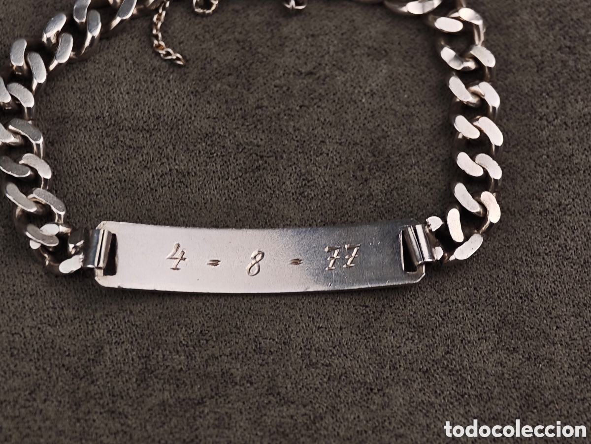Joyeria: Antigua Pulsera de Plata - Foto 9