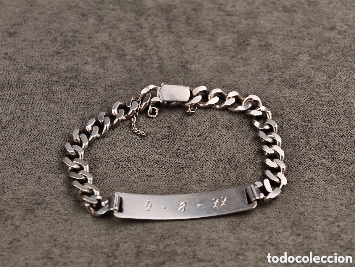 Joyeria: Antigua Pulsera de Plata - Foto 10