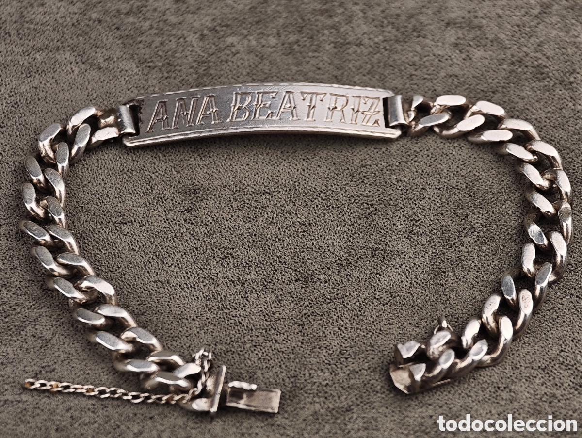 Joyeria: Antigua Pulsera de Plata - Foto 12