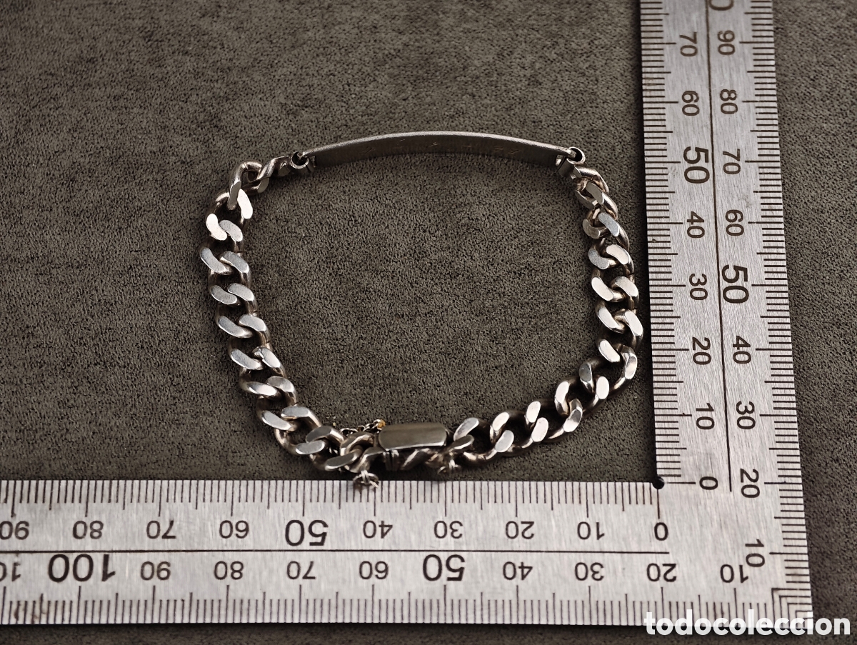 Joyeria: Antigua Pulsera de Plata - Foto 13