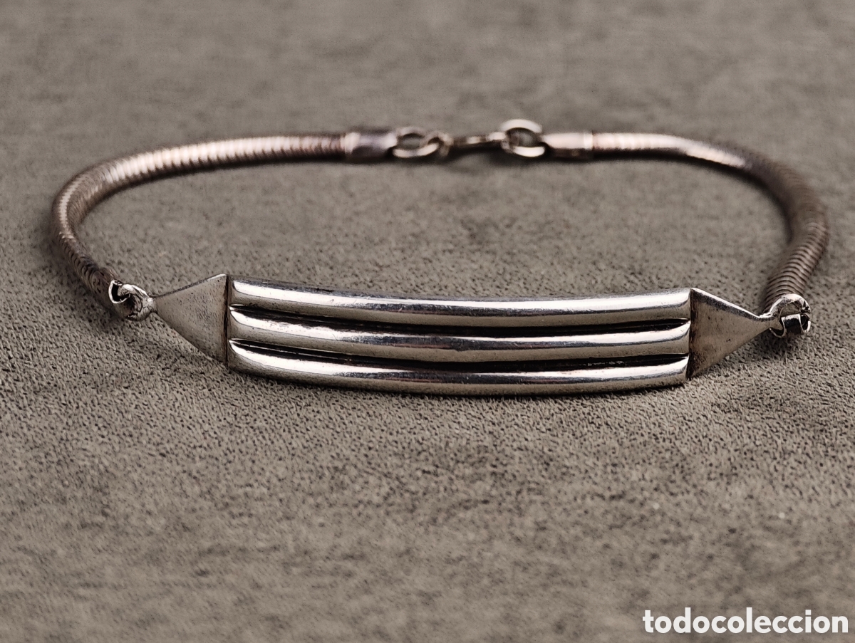 Joyeria: Antigua Pulsera de Plata - Foto 2