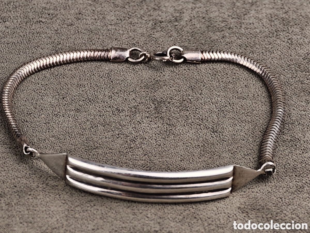 Joyeria: Antigua Pulsera de Plata - Foto 5