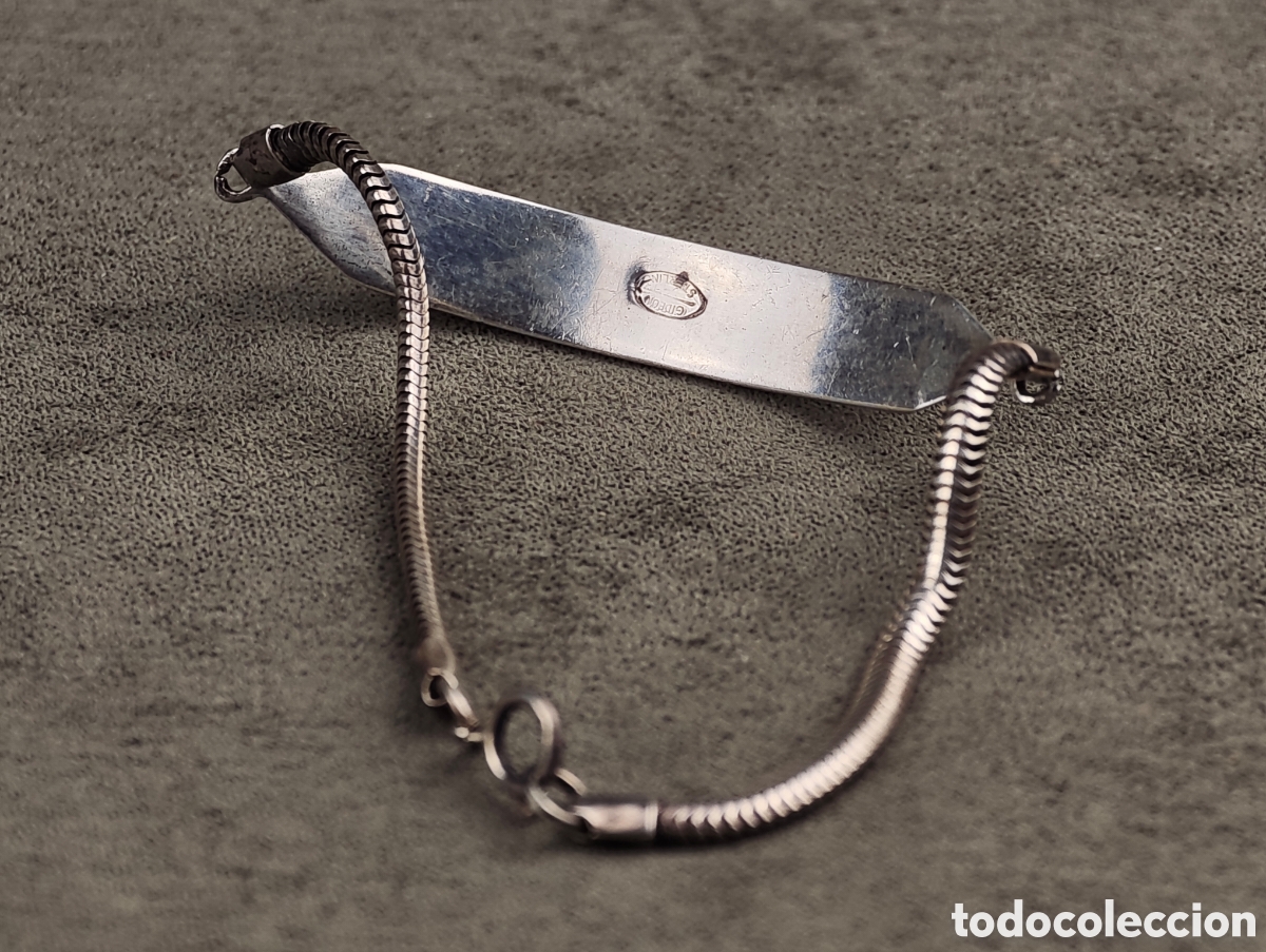 Joyeria: Antigua Pulsera de Plata - Foto 6