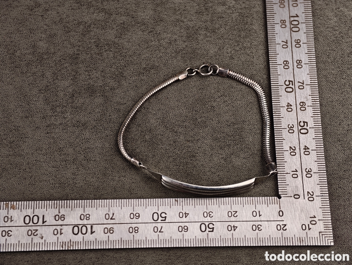 Joyeria: Antigua Pulsera de Plata - Foto 10