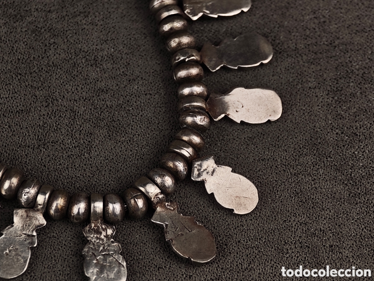 Joyeria: Antigua Gargantilla de Plata India - Foto 15