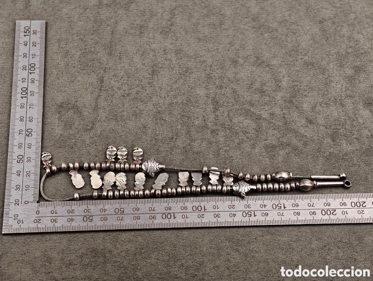 Joyeria: Antigua Gargantilla de Plata India - Foto 19