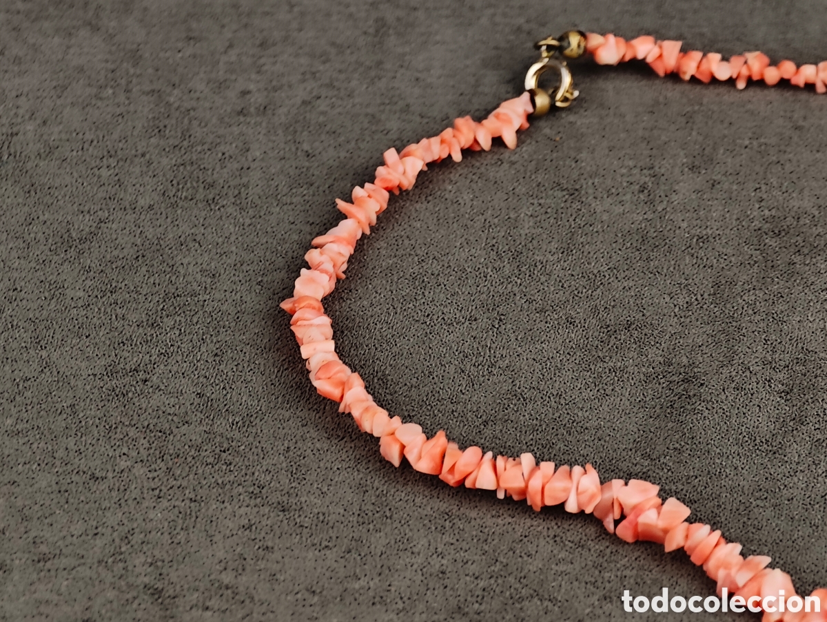 Joyeria: Antigua Gargantilla de Coral - Foto 3