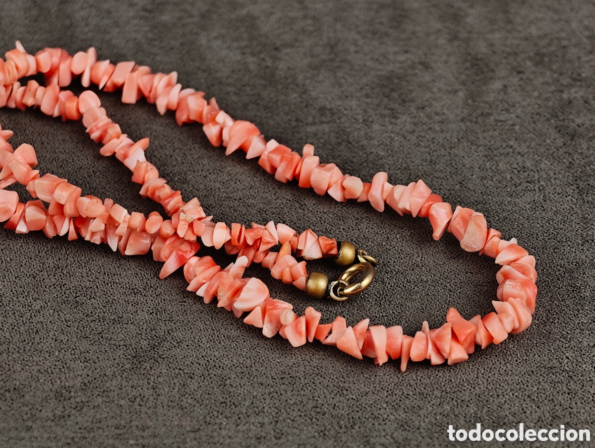 Joyeria: Antigua Gargantilla de Coral - Foto 12