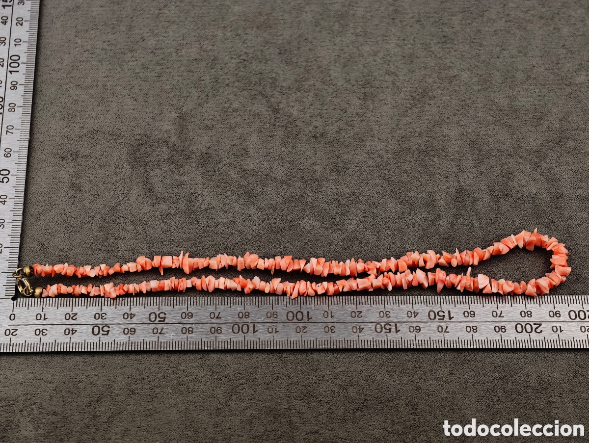 Joyeria: Antigua Gargantilla de Coral - Foto 13