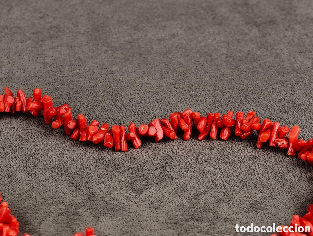 Joyeria: Antigua Collar de Coral - Foto 8