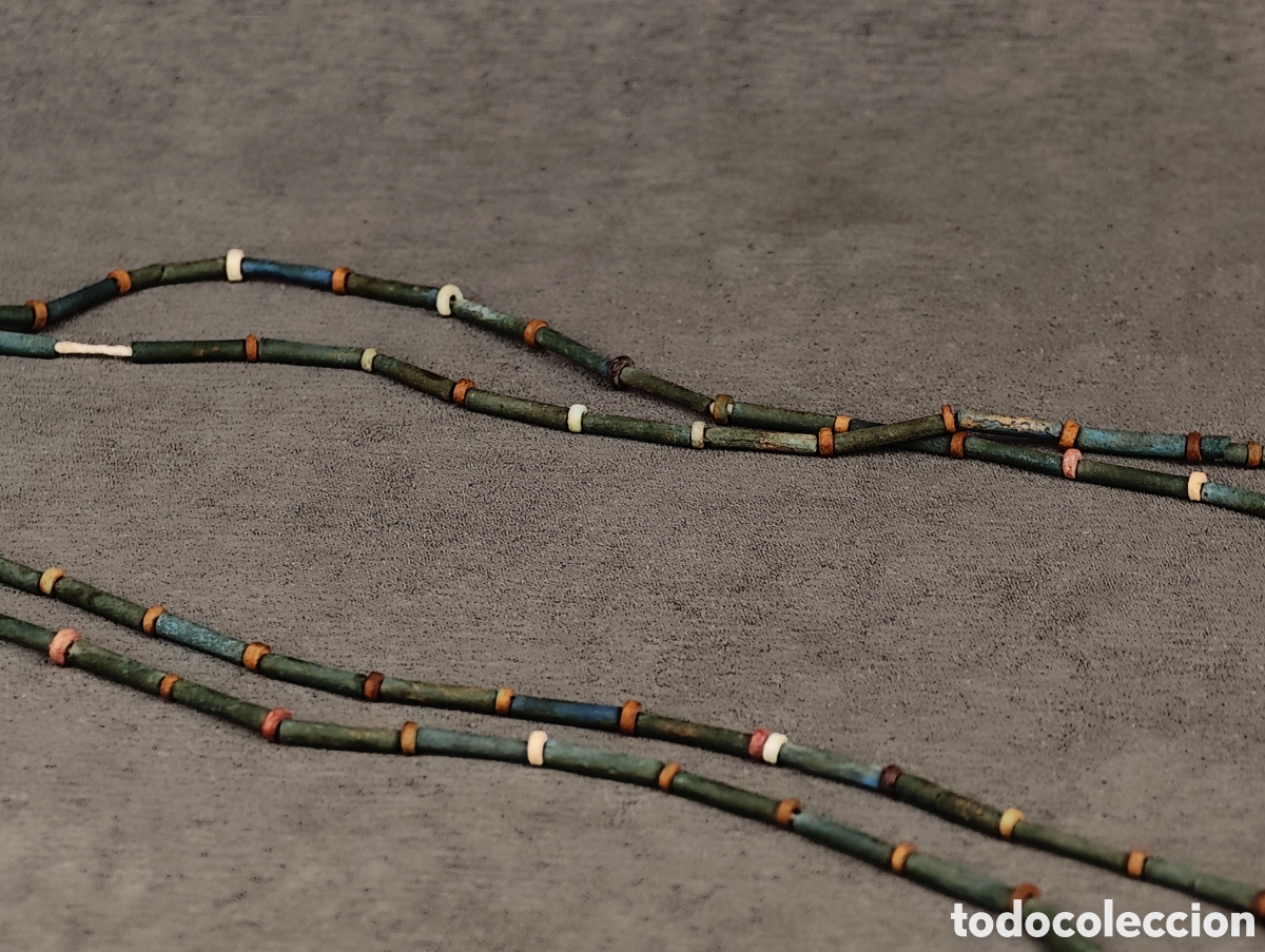 Joyeria: Antigua Collar Egipcio - Foto 4