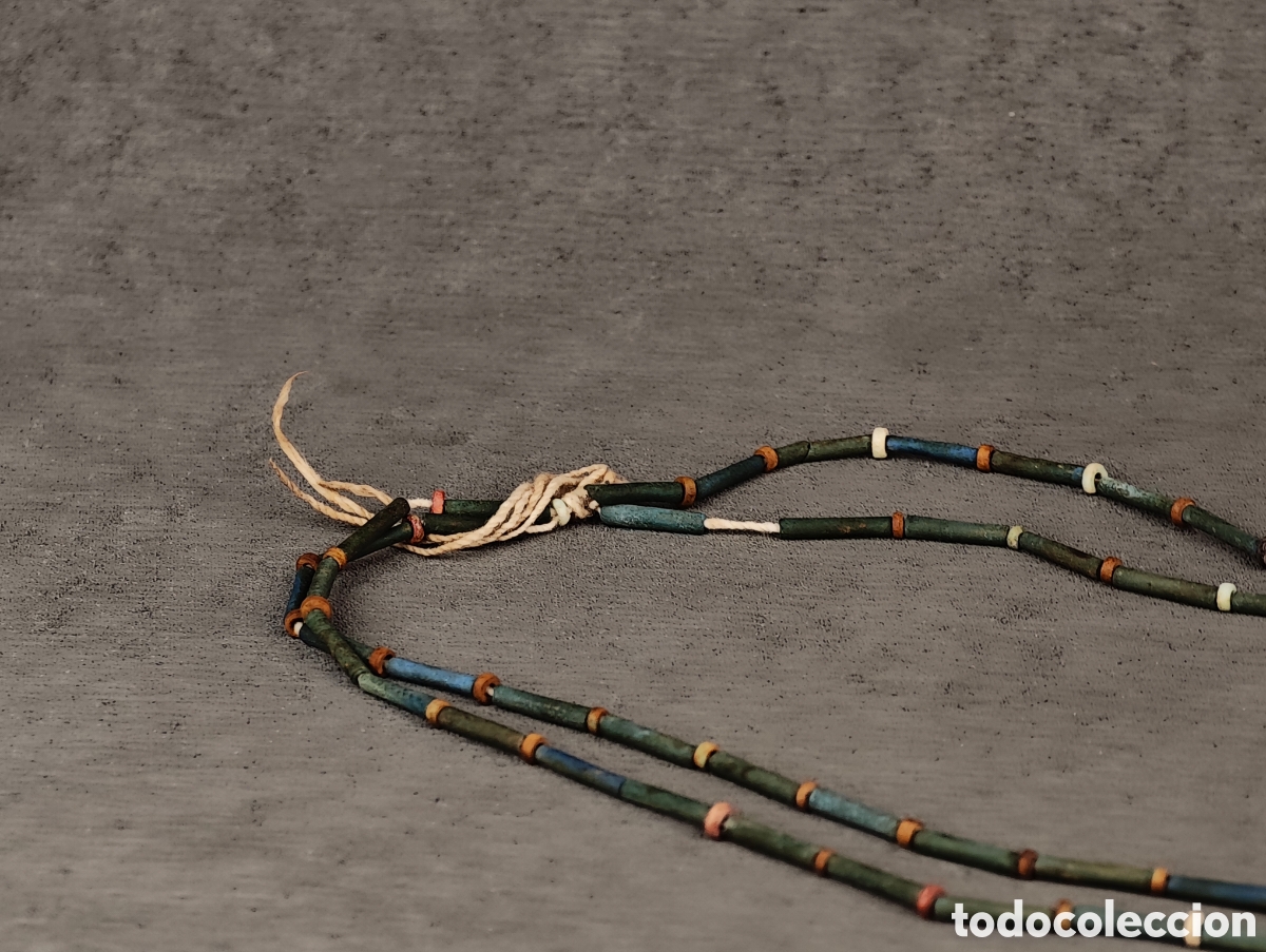 Joyeria: Antigua Collar Egipcio - Foto 5