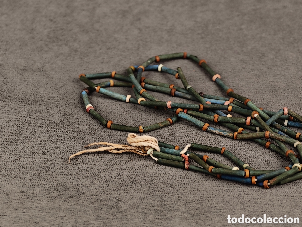 Joyeria: Antigua Collar Egipcio - Foto 10