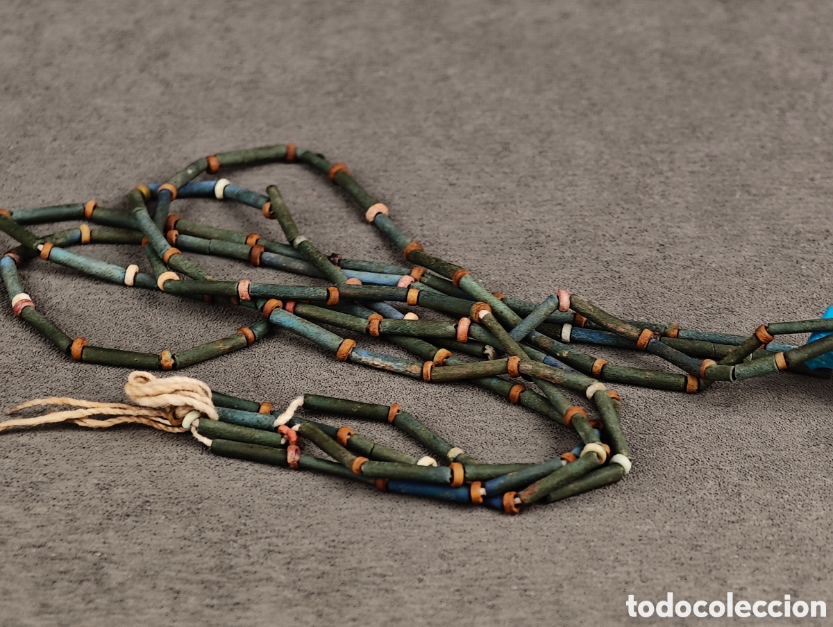 Joyeria: Antigua Collar Egipcio - Foto 11