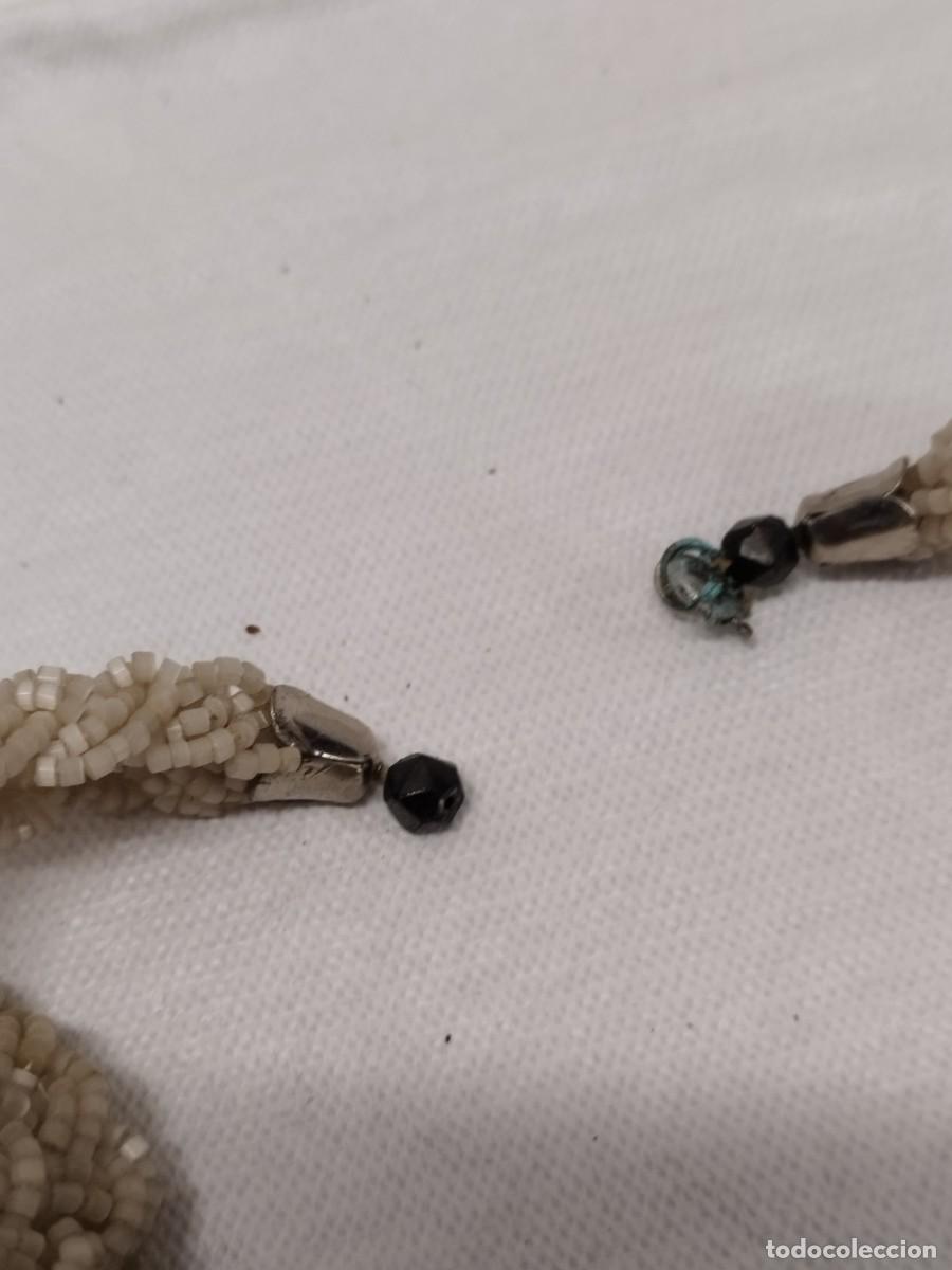 Joyeria: Antiguo collar de cuentas blancas a restaurar el cierre. - Foto 7