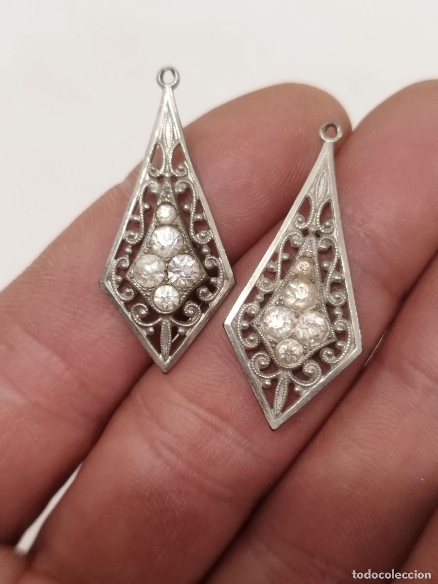 Joyeria: Antigua pareja de pendientes a restaurar. - Foto 3