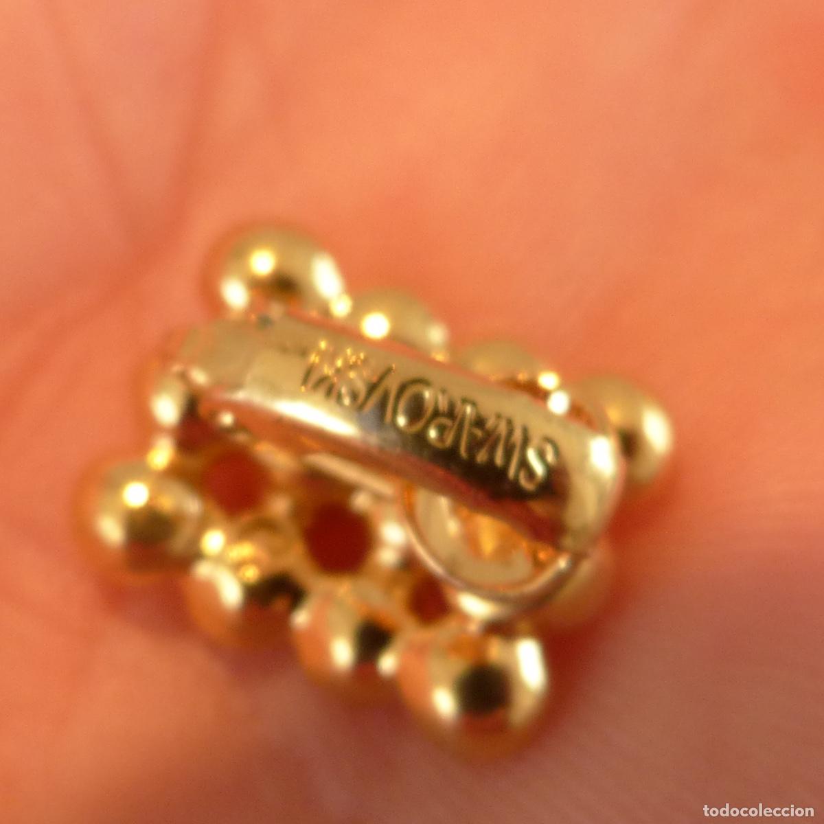 Joyeria: Pendientes swarovski. Peso total 6,43gr. - Foto 4