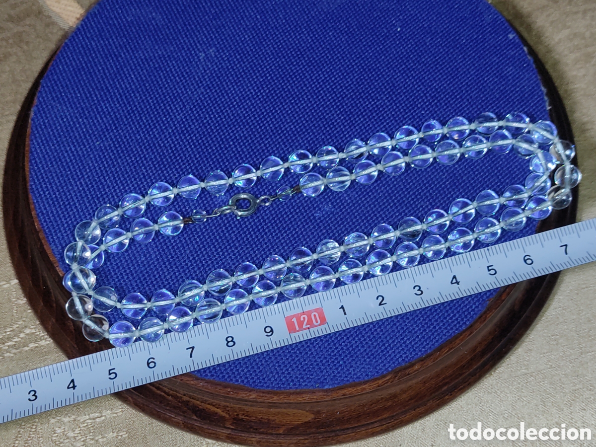 Joyeria: Collar de cristal de roca.Vintage. - Foto 2