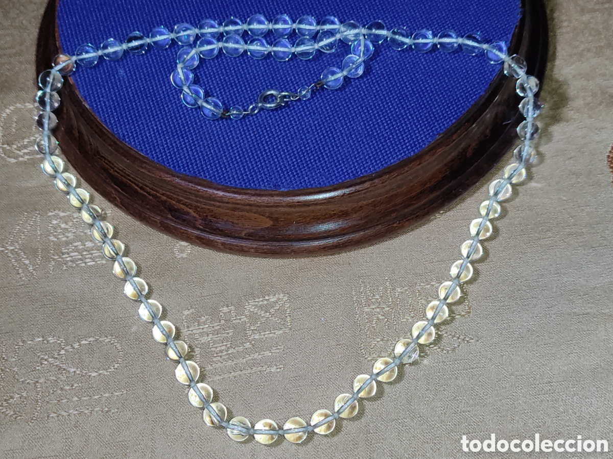 Joyeria: Collar de cristal de roca.Vintage. - Foto 3