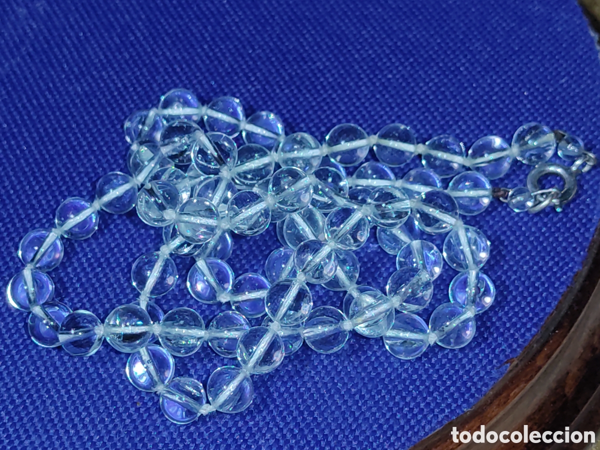 Joyeria: Collar de cristal de roca.Vintage. - Foto 5