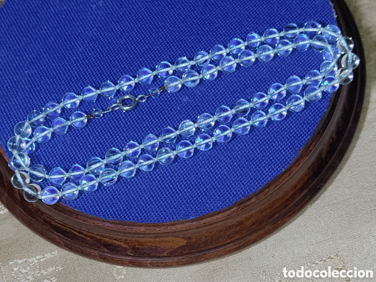 Joyeria: Collar de cristal de roca.Vintage. - Foto 1