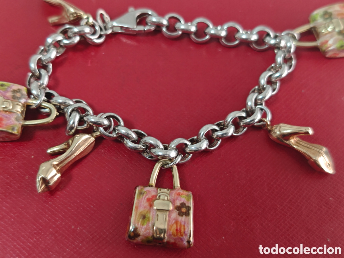 Joyeria: Pulsera en plata de ley con abalorios - Foto 2
