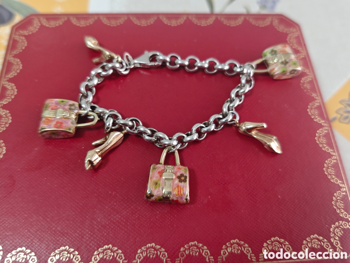 Joyeria: Pulsera en plata de ley con abalorios - Foto 1
