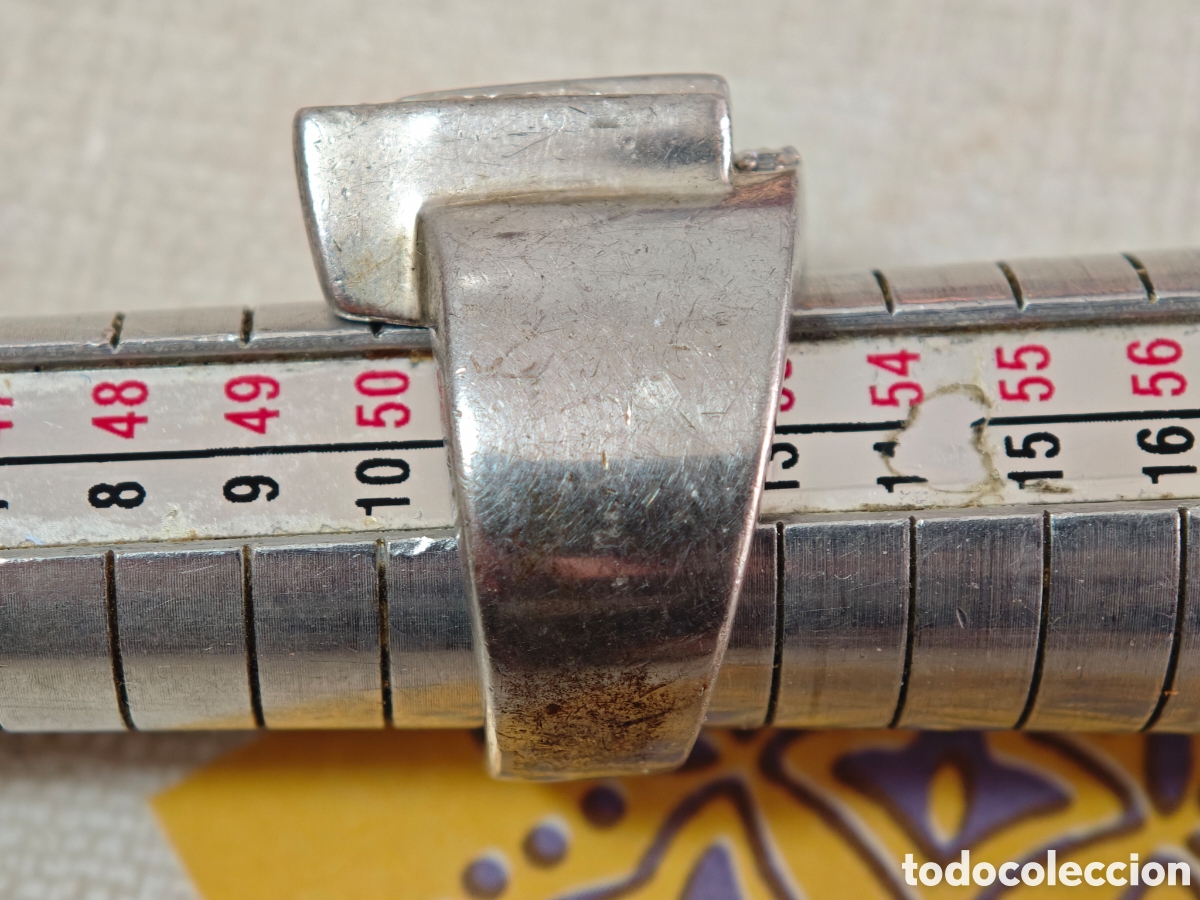 Joyeria: Anillo de plata de ley macizo con topacio Londres - Foto 12