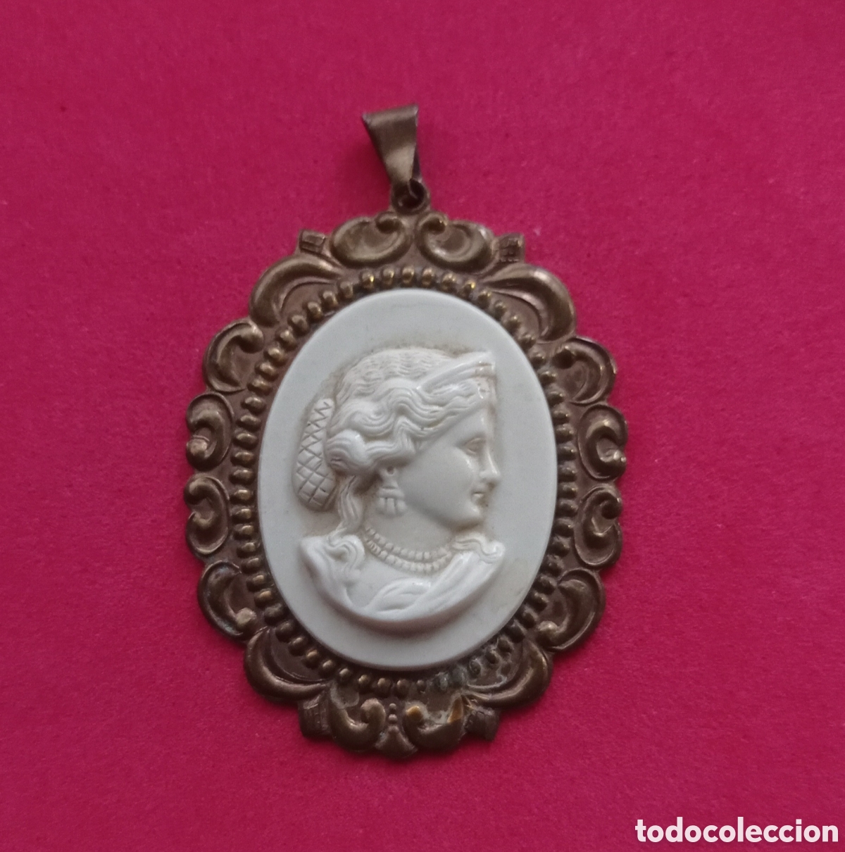 Joyeria: ⚜️ANTIGUO COLGANTE CAMAFEO - Foto 1