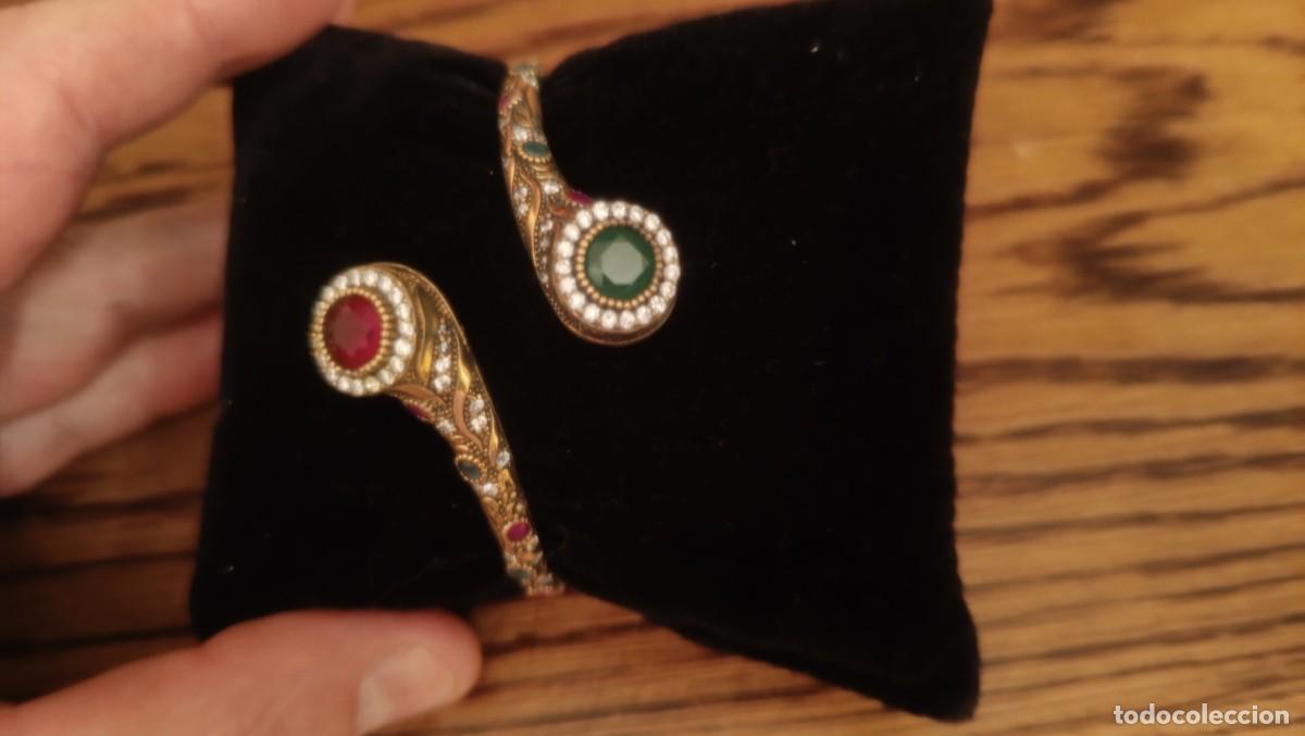 Joyeria: Pulsera plata y esmeraldas - Foto 3