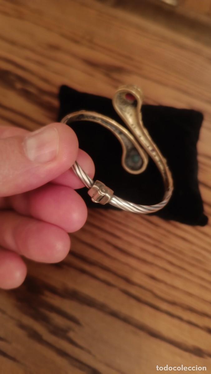 Joyeria: Pulsera plata y esmeraldas - Foto 5