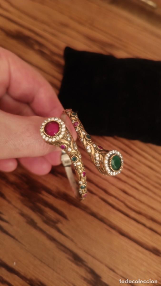 Joyeria: Pulsera plata y esmeraldas - Foto 8