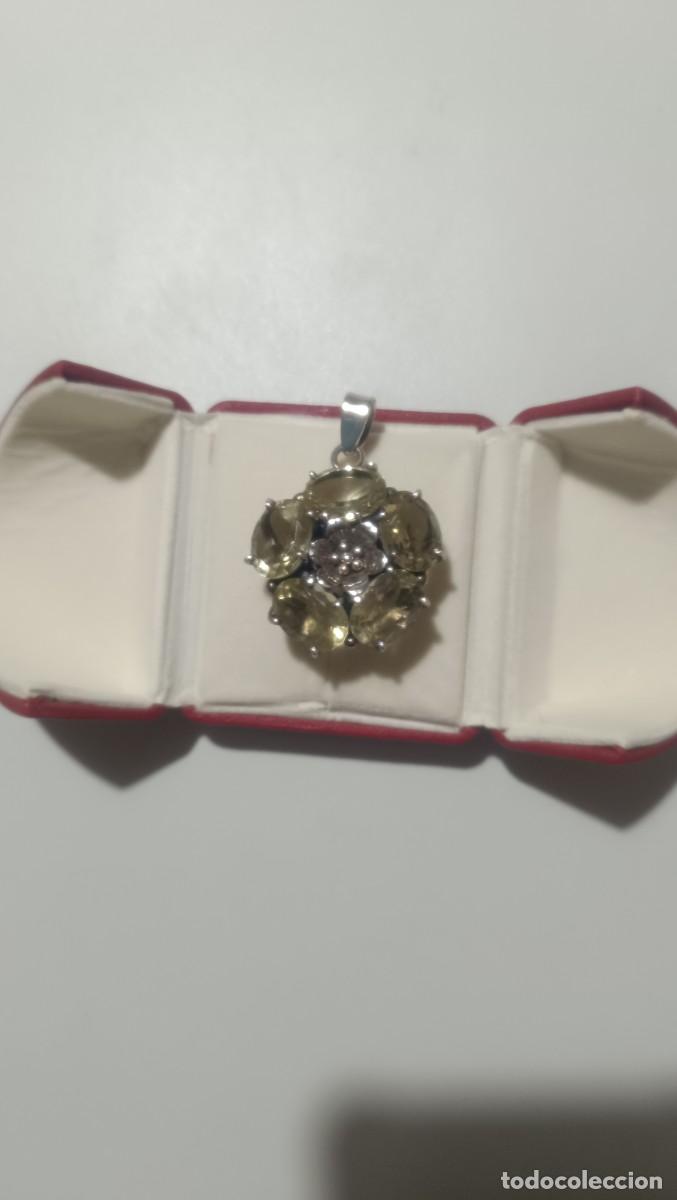 Joyeria: Colgante de plata y citrinos - Foto 1
