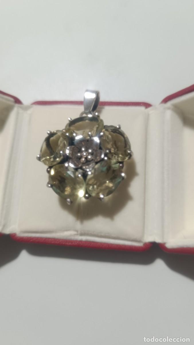 Joyeria: Colgante de plata y citrinos - Foto 3
