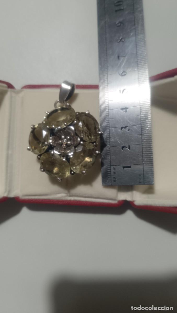 Joyeria: Colgante de plata y citrinos - Foto 8
