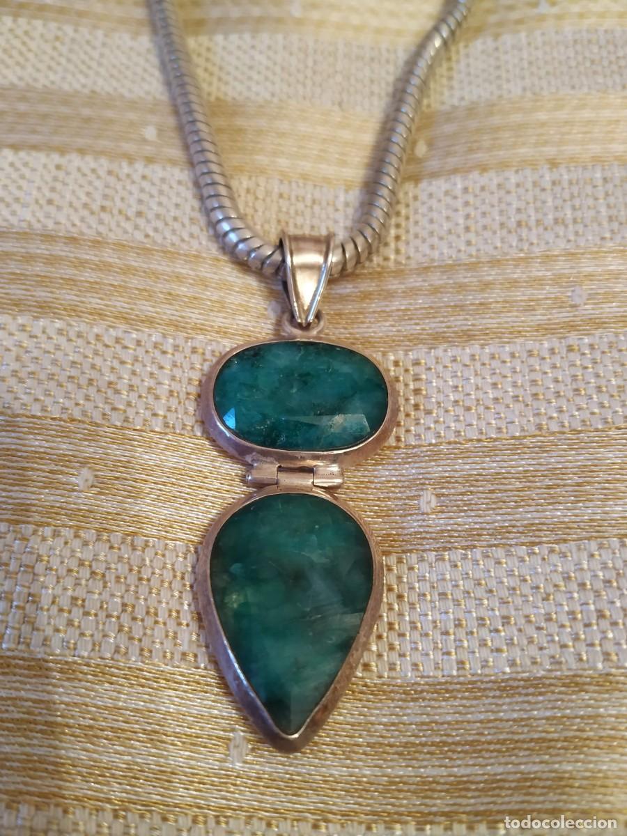 Joyeria: Colgante esmeralda de la india - Foto 1