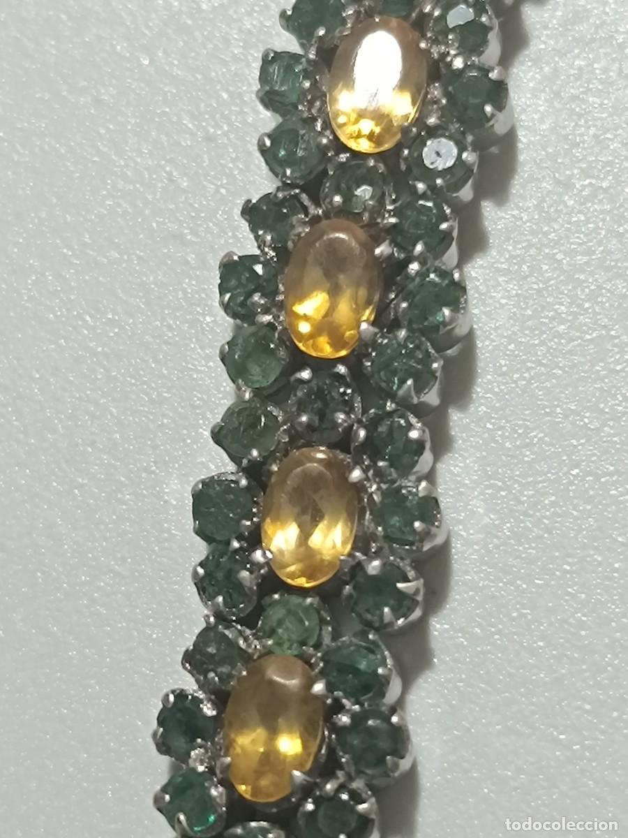 Joyeria: Pulsera plata y esmeraldas - Foto 3