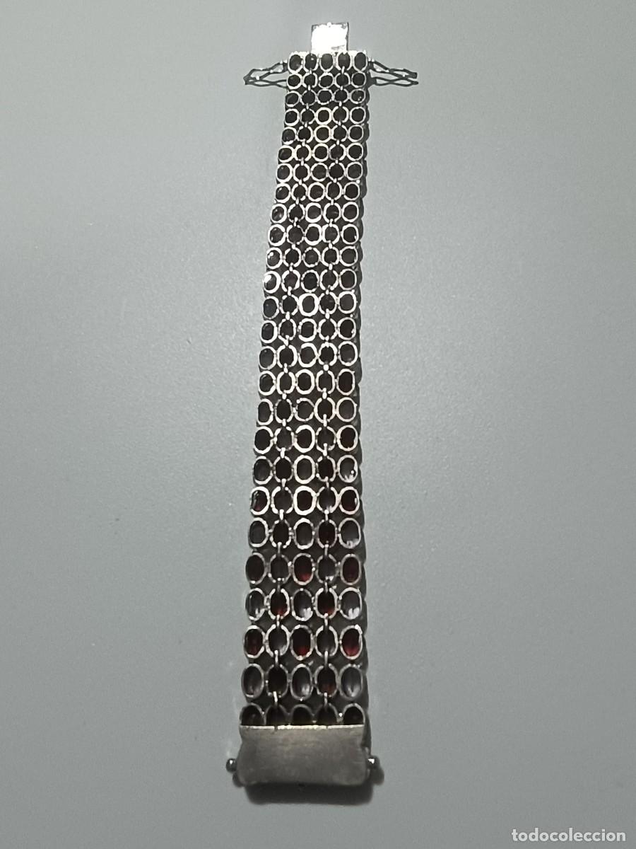Joyeria: Pulsera de plata con amatista y granates - Foto 5