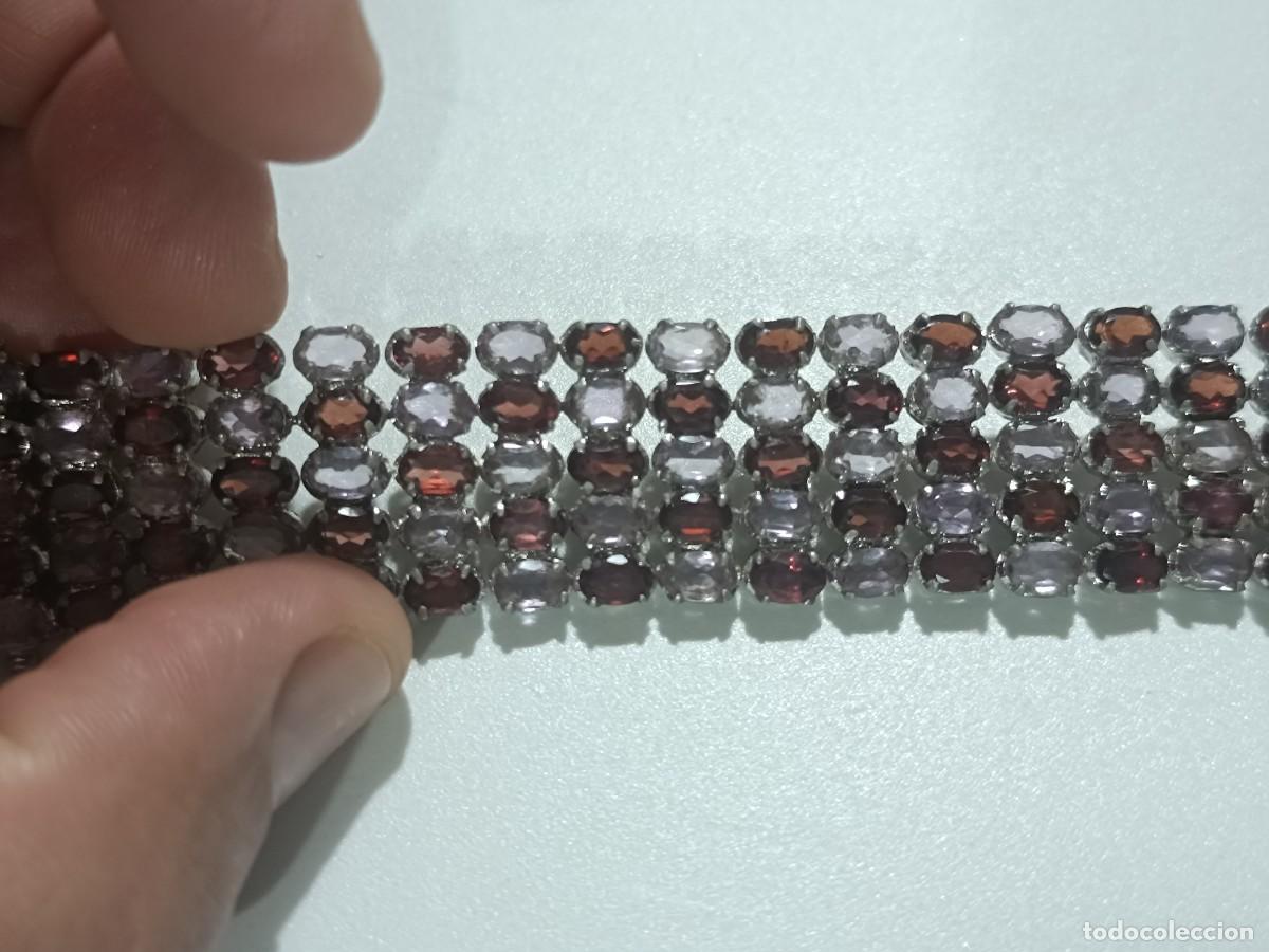 Joyeria: Pulsera de plata con amatista y granates - Foto 11