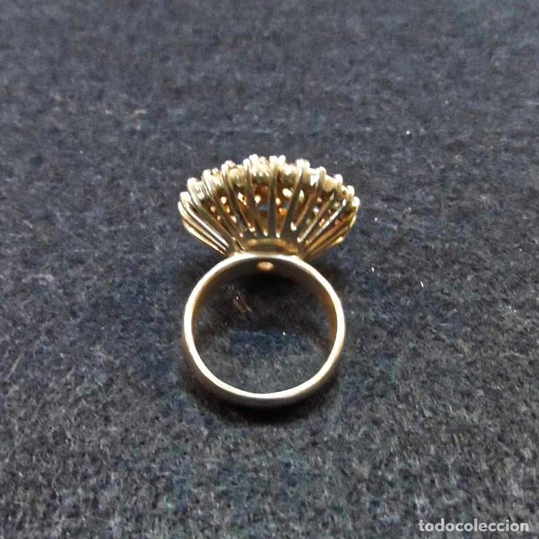 Joyeria: ANILLO DE PLATA CON ORLAS CON GEMAS MULTICOLORES. PLATA DE LEY - Foto 4