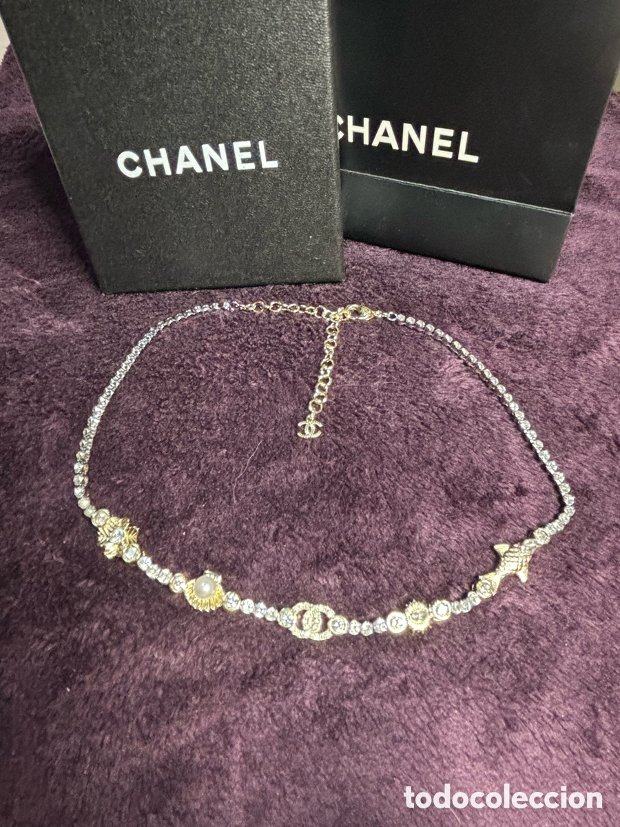 Joyeria: Gargantilla Chanel plateada - Foto 6