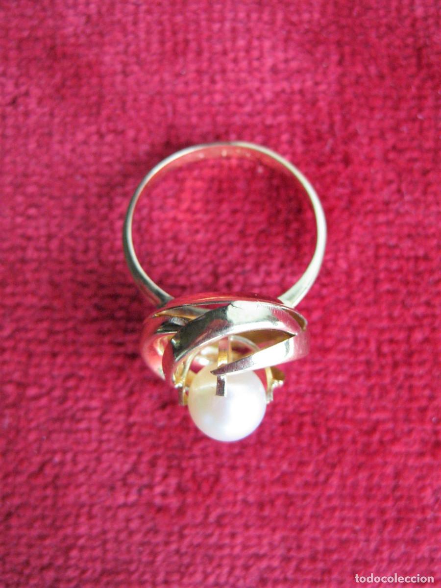 Joyeria: ANILLO DE ORO DE 18 KLTS. CON PERLA - SIN ESTRENAR