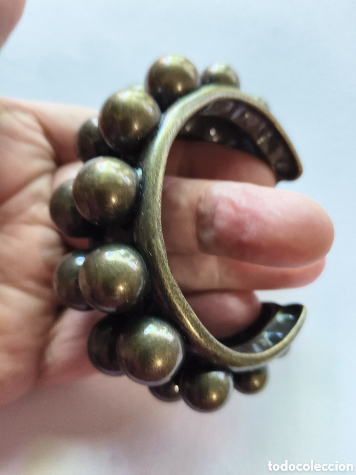 Joyeria: PULSERA VINTAGE DE METAL TIPO BRAZALETE UNISEX DE DISE&Ntilde;O BIMBA Y LOLA