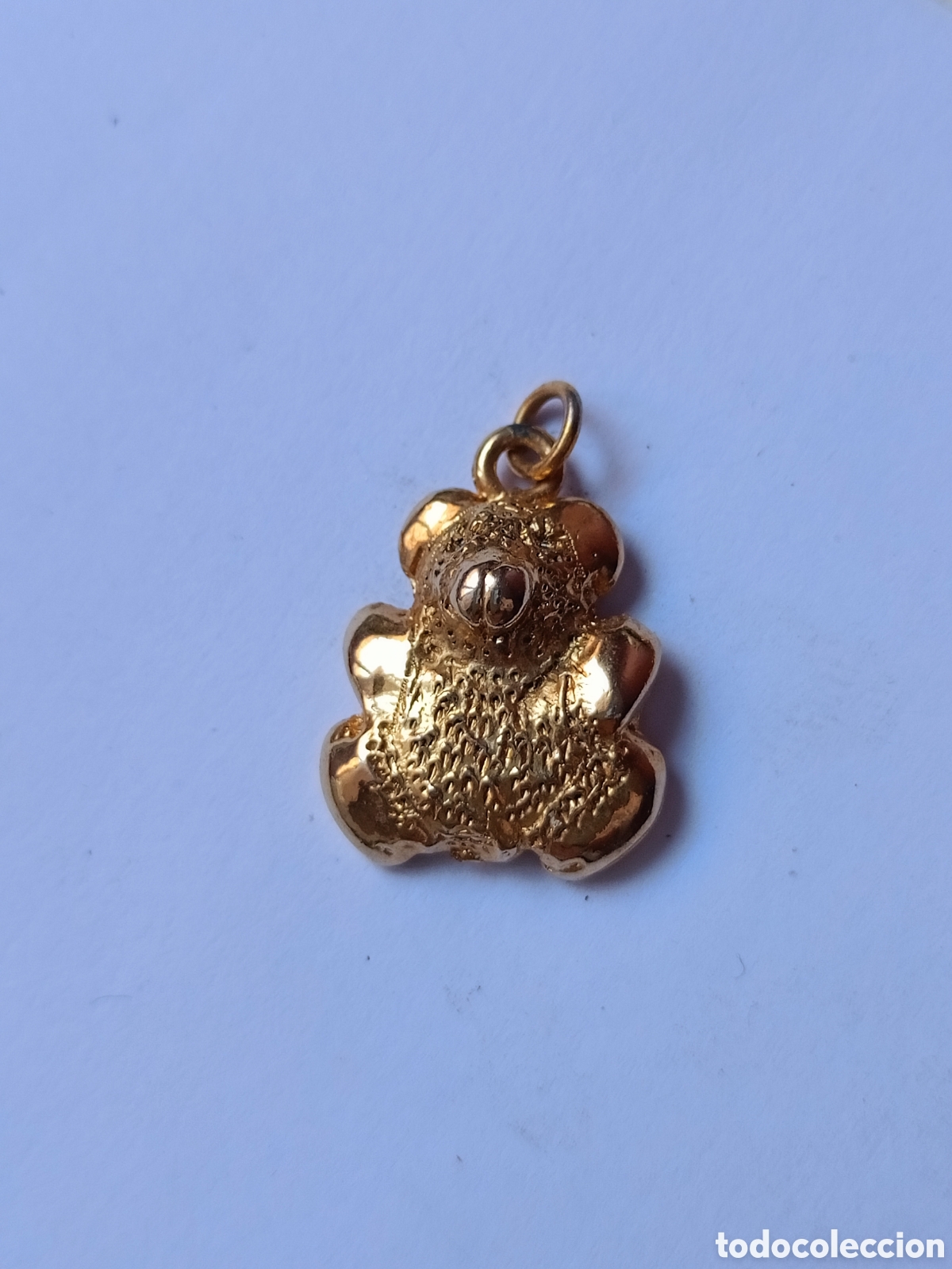 Joaillerie: Colgante chapado oro osito