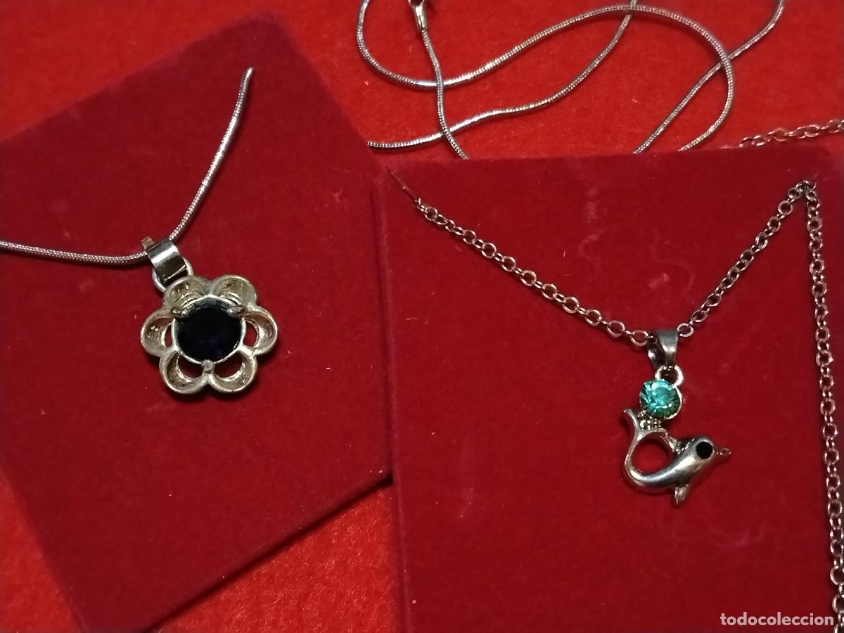 Joalharia: CONJUNTO DE 2 COLLARES,BISUTERIA FINA ( FLOR Y DELFIN)