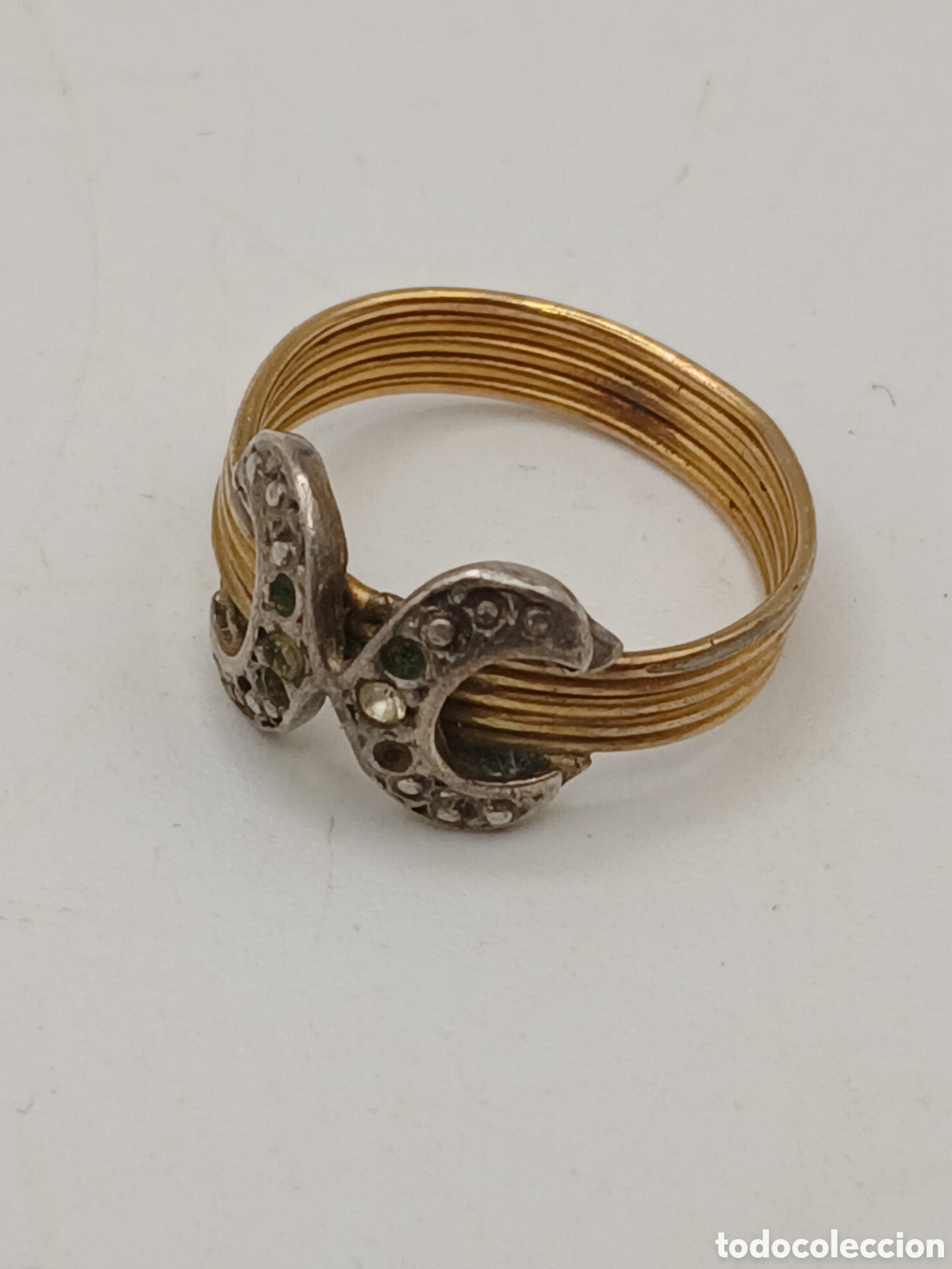 Joyeria: Anillo plata 925mls y laminado oro - Foto 3