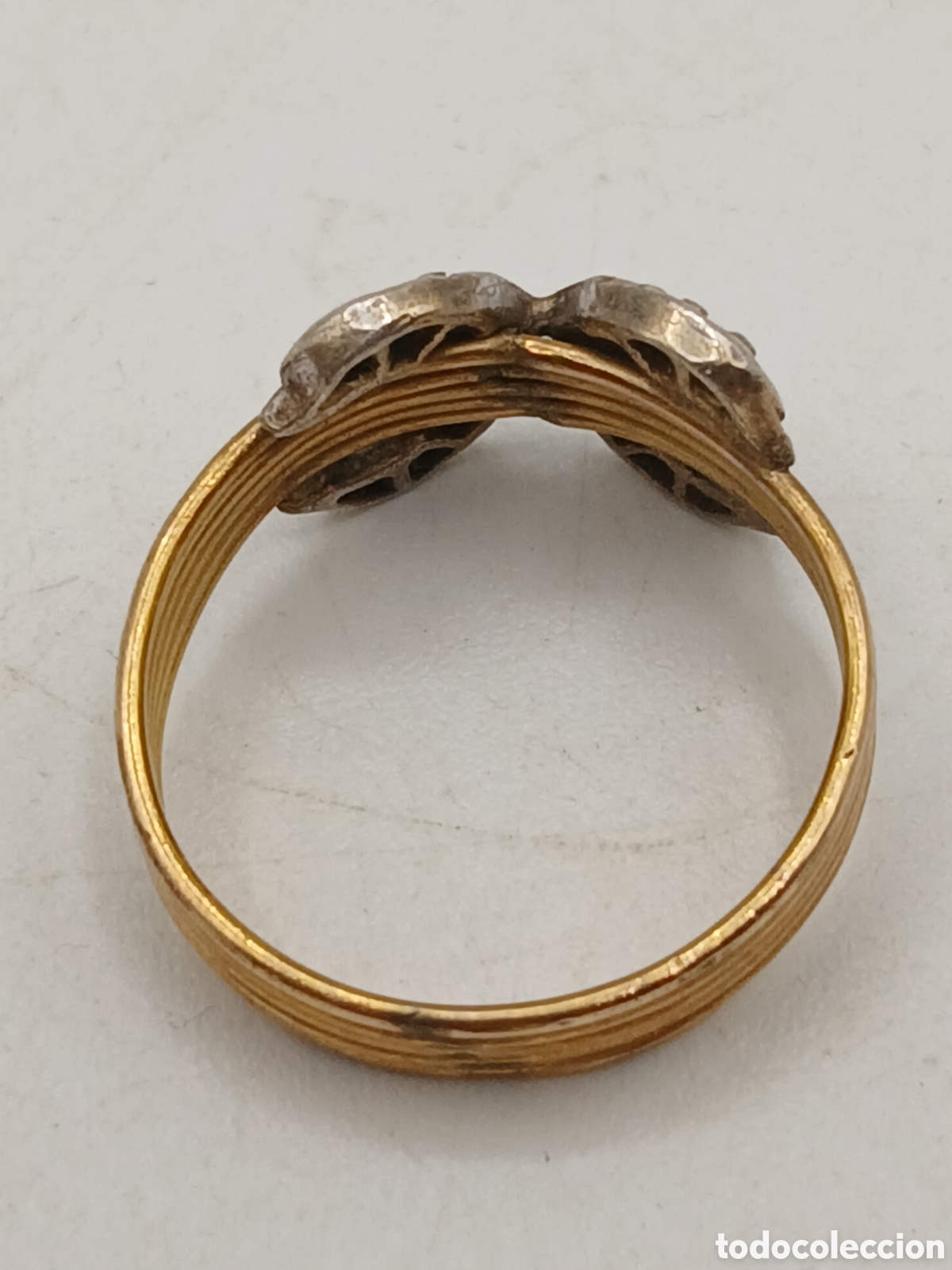 Joyeria: Anillo plata 925mls y laminado oro - Foto 4
