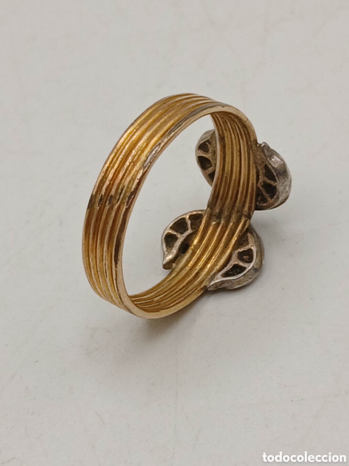 Joyeria: Anillo plata 925mls y laminado oro - Foto 5