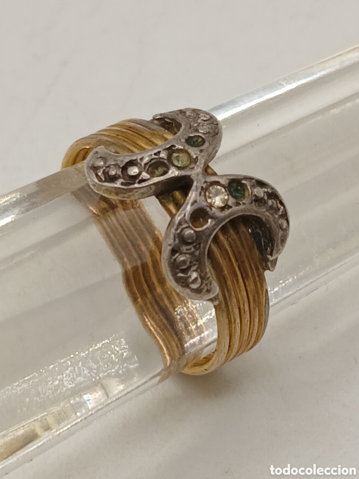 Joyeria: Anillo plata 925mls y laminado oro - Foto 1
